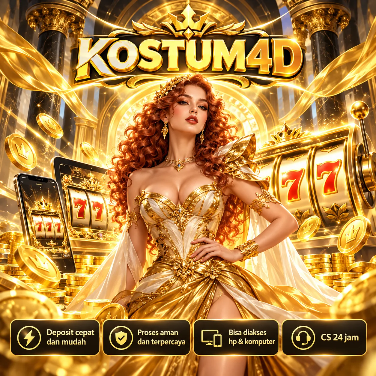 Gambar pendamping KOSTUM4D untuk topik Panduan Jalur Masuk KOSTUM4D dan Navigasi Akses Digital
